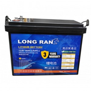 LONG RAN Lithium Iron Phosphate 100AH 12V (LiFePO4) Battery