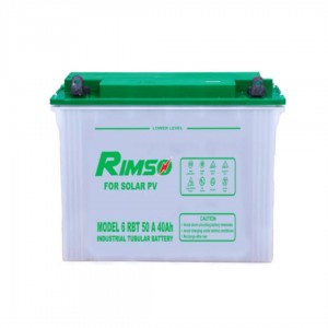 Rimso Solar 6RBT 40 AH Tubular Battery
